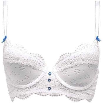 Rembourrés Brigitte Bardot Soutien-gorge ampliforme blanc Faience