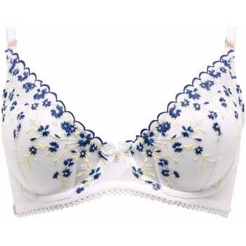 Rembourrés Brigitte Bardot Soutien-gorge ampliforme bleu Poême