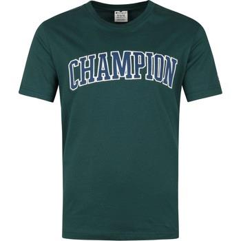 T-shirt Champion T-Shirt Logo Vert Foncé