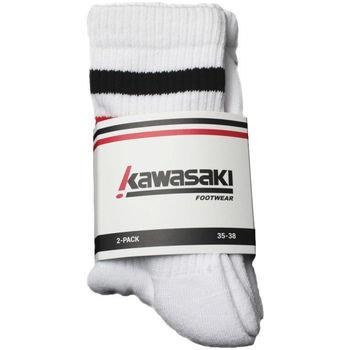 Chaussettes hautes Kawasaki 2 Pack Socks K222068 1002 White