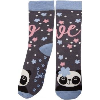 Chaussettes enfant Isotoner Chaussettes antidérapantes panda Gris 5/8 ...