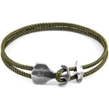 Bracelets Anchor &amp; Crew Bracelet Ancre Delta Argent Et Corde