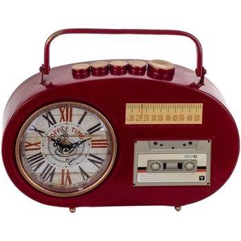 Horloges Signes Grimalt Pendule rouge à Poser en forme de rétro radio ...