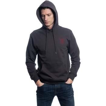 Sweat-shirt Harrington Sweat hoodie en coton biologique gris