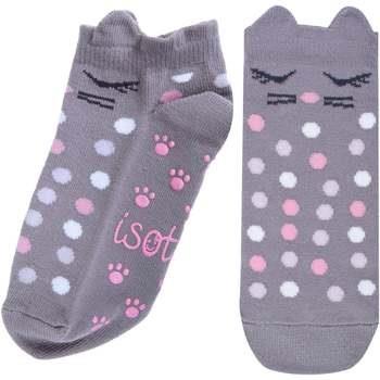 Chaussettes enfant Isotoner Chaussettes anti-dérapantes chat