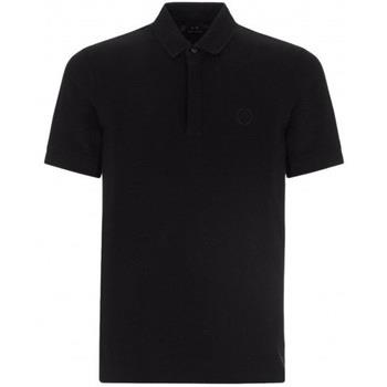 T-shirt EAX Polo noir pour homme 8NZF91 ZJ81Z 1200