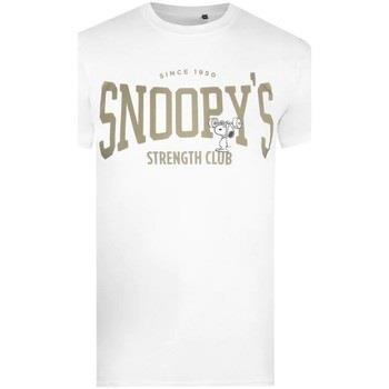 T-shirt Peanuts Snoopys Strength Club