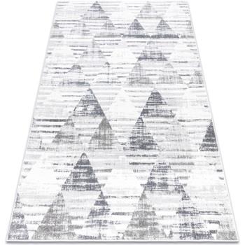 Tapis Rugsx Tapis POLI 9051A Géométrique, triangoli blanc / 80x150 cm