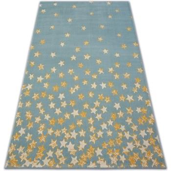 Tapis Rugsx Tapis PASTEL 18408/032 - Petites étoiles turquois 120x170 ...