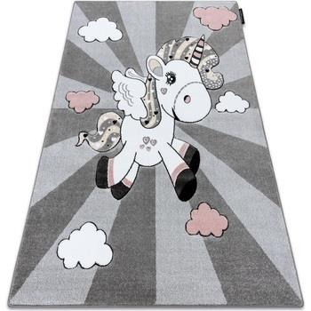 Tapis Rugsx Tapis PETIT UNICORN LICORNE gris 180x270 cm