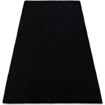 Tapis Rugsx Tapis BUNNY noir IMITATION DE FOURRURE DE 160x220 cm