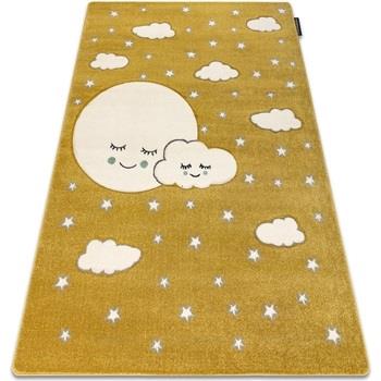 Tapis Rugsx Tapis PETIT MOON étoiles, des nuages or 80x150 cm