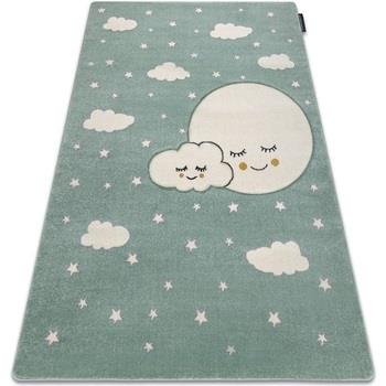 Tapis Rugsx Tapis PETIT MOON étoiles, des nuages vert 160x220 cm