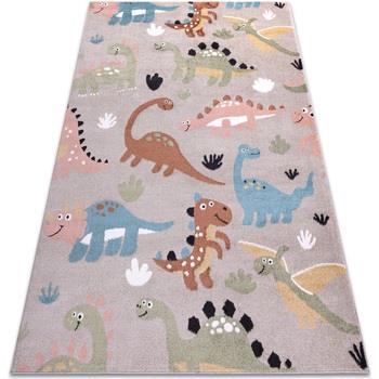 Tapis Rugsx Tapis FUN Dino pour enfants Dinosaures beige 80x150 cm