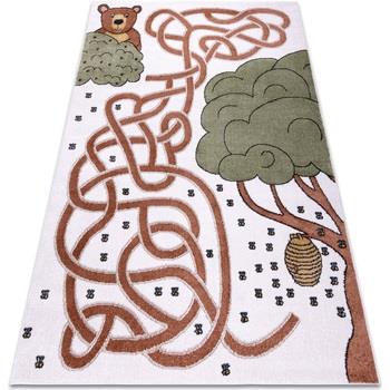 Tapis Rugsx Tapis FUN Honey pour enfants, ours, abeilles 80x150 cm