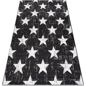 Tapis Rugsx Tapis EN CORDE SIZAL FLAT 48648/690 ÉTOILES 140x200 cm