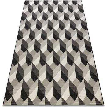 Tapis Rugsx Tapis EN CORDE SIZAL FLAT 48624/690 CUBES 120x170 cm