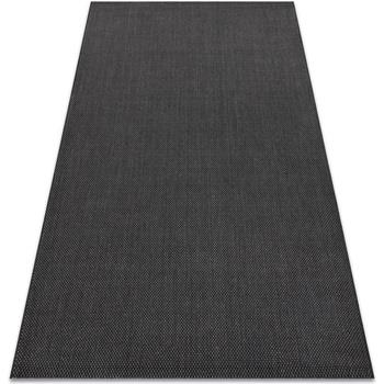 Tapis Rugsx Tapis EN CORDE SIZAL FLAT 48663/090 noir 200x290 cm