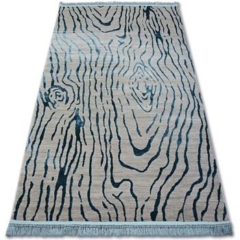 Tapis Rugsx Tapis ACRYLIQUE MANYAS 195AA Gris/Bleu franges 160x230 cm