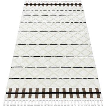 Tapis Rugsx Tapis SEVILLA Y611A treillis, diamants marron / 140x190 cm