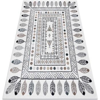 Tapis Rugsx Tapis FUN Teepee pour enfants, indien, cadre 80x150 cm