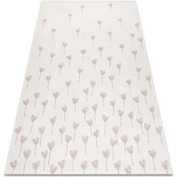 Tapis Rugsx Tapis EN CORDE SIZAL FLAT 48779/526 Fleurettes 80x150 cm