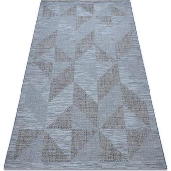 Tapis Rugsx Tapis SIZAL FORT 36216535 bleu Triangles 200x290 cm