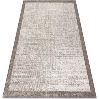 Tapis Rugsx TAPIS EN CORDE SIZAL FLOORLUX 20401 Cadre 140x200 cm