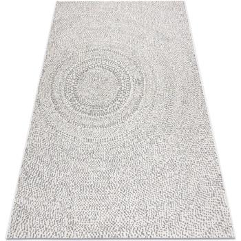 Tapis Rugsx Tapis SIZAL FLAT 48832367 Cercles, points crème 80x150 cm