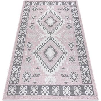 Tapis Rugsx Tapis SIZAL SION aztèque 3007 tissé à 80x150 cm