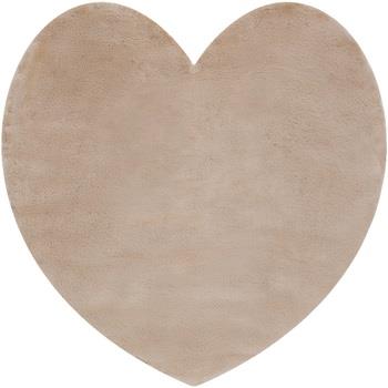 Tapis Rugsx Tapis SHAPE 3105 Shaggy Cœur - beige 80x80 cm