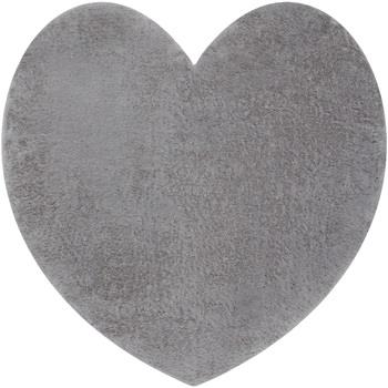 Tapis Rugsx Tapis SHAPE 3105 Shaggy Cœur - gris 80x80 cm