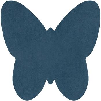 Tapis Rugsx Tapis SHAPE 3150 Shaggy Papillon - bleu 80x80 cm