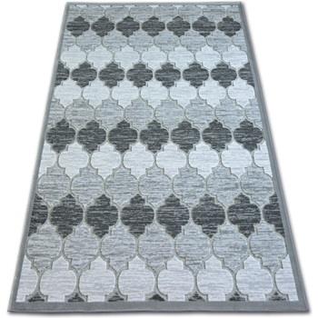 Tapis Rugsx Tapis ACRYLIQUE YAZZ 3766 gris Trèfle Marocain 133x190 cm