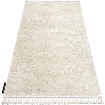 Tapis Rugsx Tapis BERBER 9000 crème Franges berbère marocain 140x190 c...