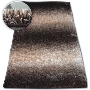 Tapis Rugsx Tapis Shaggy SPACE 3D B315 marron 80x150 cm