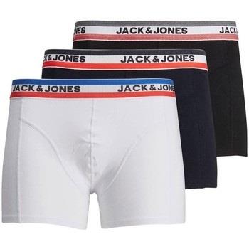 Slips Jack &amp; Jones JACK JONES - Boxers x3 - blanc, marine, noir