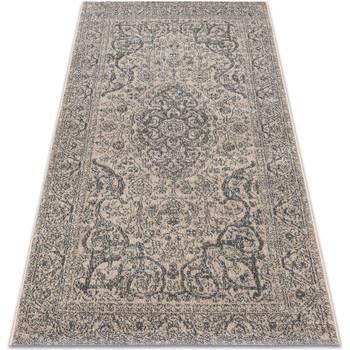 Tapis Rugsx Tapis Laine JADE 45018/100 Ornement, cadre beige 67x130 cm