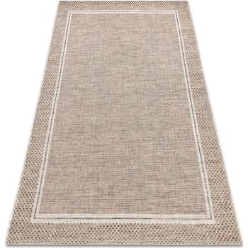 Tapis Rugsx Tapis SIZAL BOHO 46201051 Cadre beige 120x170 cm