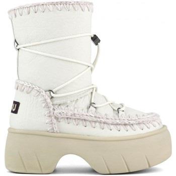 Baskets Mou Eskimo Snow Boot Twist Short Nubuck True White