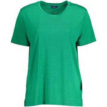 T-shirt Gant T SHIRT COL ROND GREEN