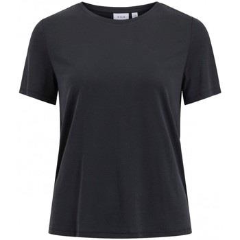Sweat-shirt Vila Modala O Neck T-Shirt - Black
