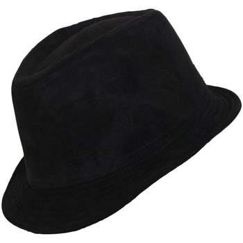 Chapeau Chapeau-Tendance Chapeau trilby aspect daim T59