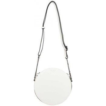 Sac Bandouliere Hexagona Sac rond SYNSA effet saffiano - Blanc