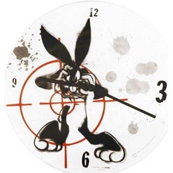 Horloges Tropico Horloge blanche en verre Bugs Bunny 30 cm