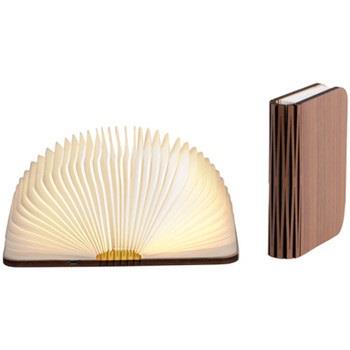 Lampes à poser Ledr Lampe livre en bois couleur Noyer - Taille S