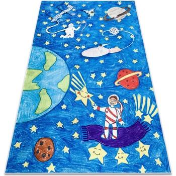 Tapis Rugsx Tapis lavable BAMBINO 2265 Fusée spatiale pour 120x170 cm