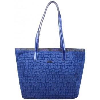 Sac à main Patrick Blanc Sac épaule motif Bleu marine