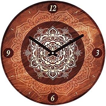 Horloges Sud Trading Pendule ronde Boho 28 cm