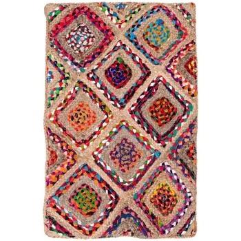 Tapis Signes Grimalt Tapis rectangulaire en Jute et Coton multicolore